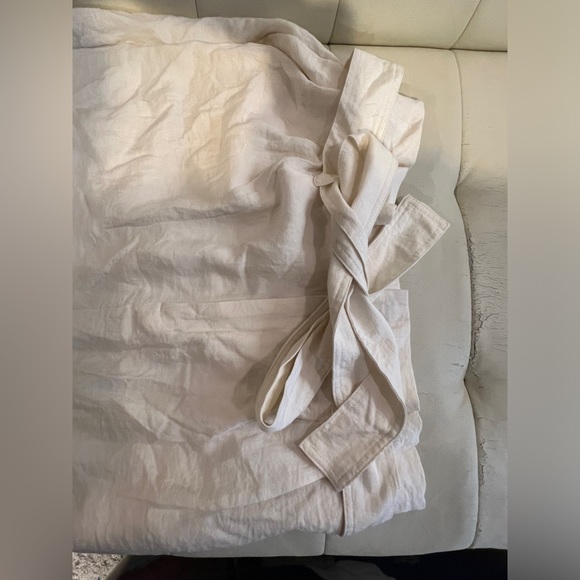 Soft linen flowy pants - Picture 3 of 3